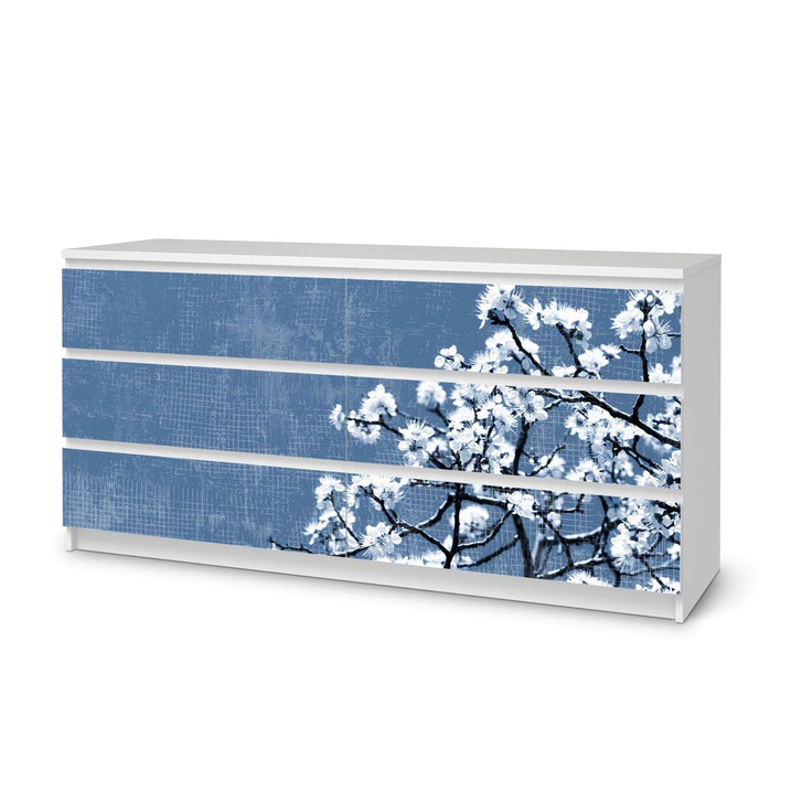 Möbelfolie IKEA Malm Kommode 6 Schubladen (breit) - Spring Tree - CR116627