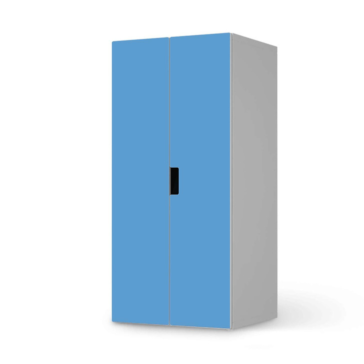 Möbelfolie IKEA Stuva / Malad Schrank - 2 grosse Türen - Blau Light - CR117921