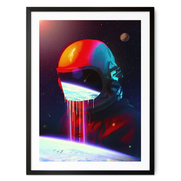 Poster Astronaut mit Blick auf die Erde - Nicebleed - WA409486