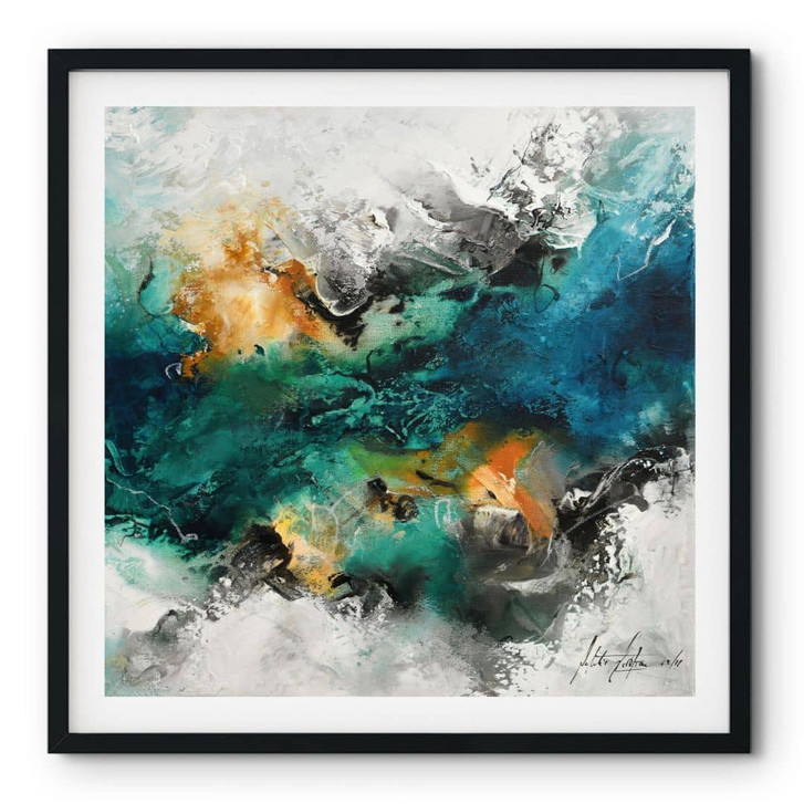 Poster Farbnebel abstrakt - Fedrau - WA448086