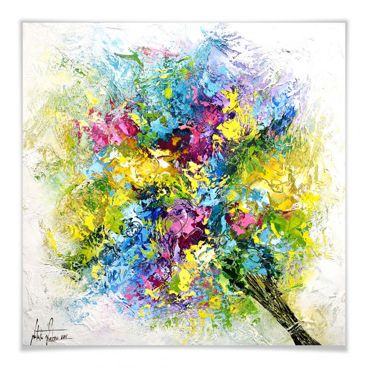Poster Fedrau - Lass Blumen sprechen 02 - WA160418