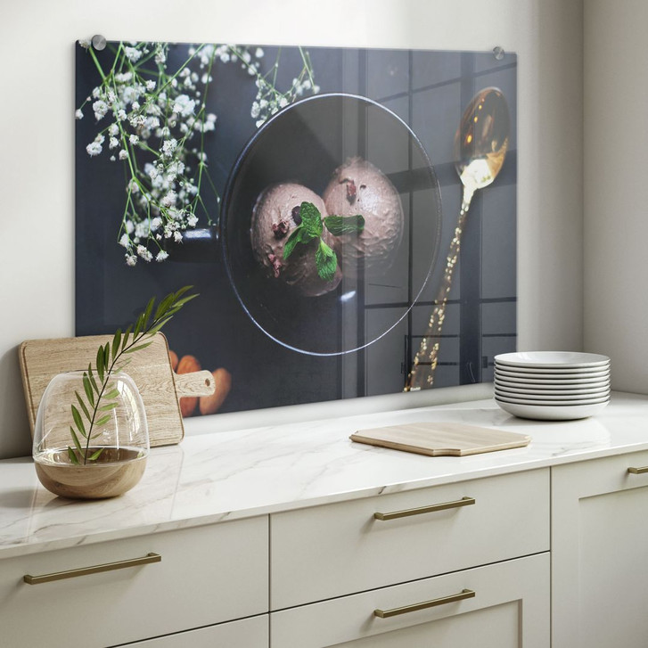 Spritzschutz Selbstgemachtes Eis - WA250127