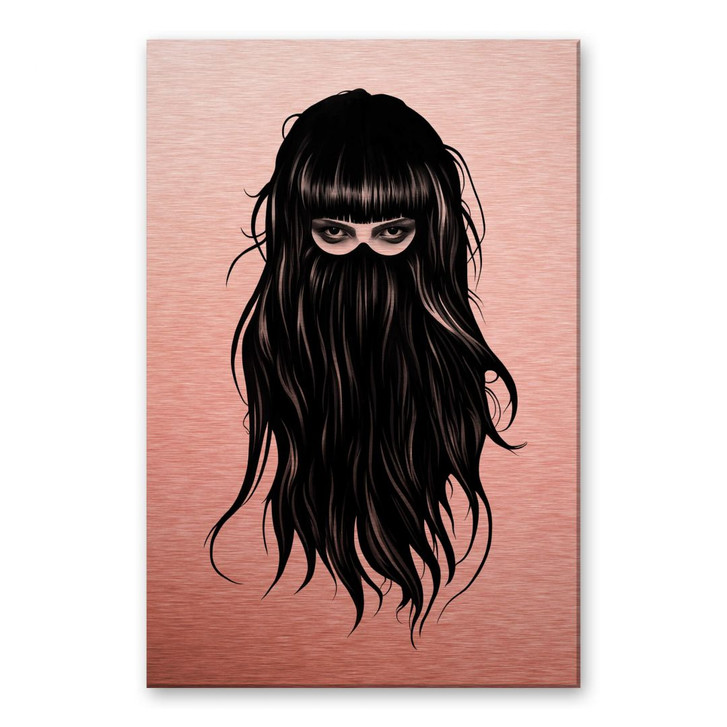 Alu-Dibond Bild mit Kupfereffekt Ireland - It- Girl - WA294582