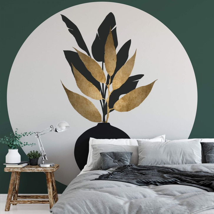 Fototapete Kubistika - Bouquet No. 5 - Rund - Selbstklebend/Vlies - WA308909