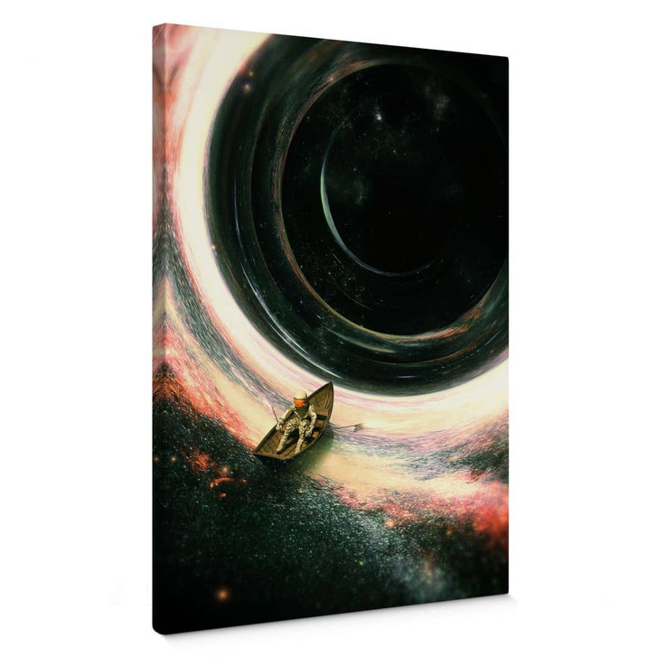 Leinwandbild Weltall: Astronaut im Boot - Nicebleed - WA405253