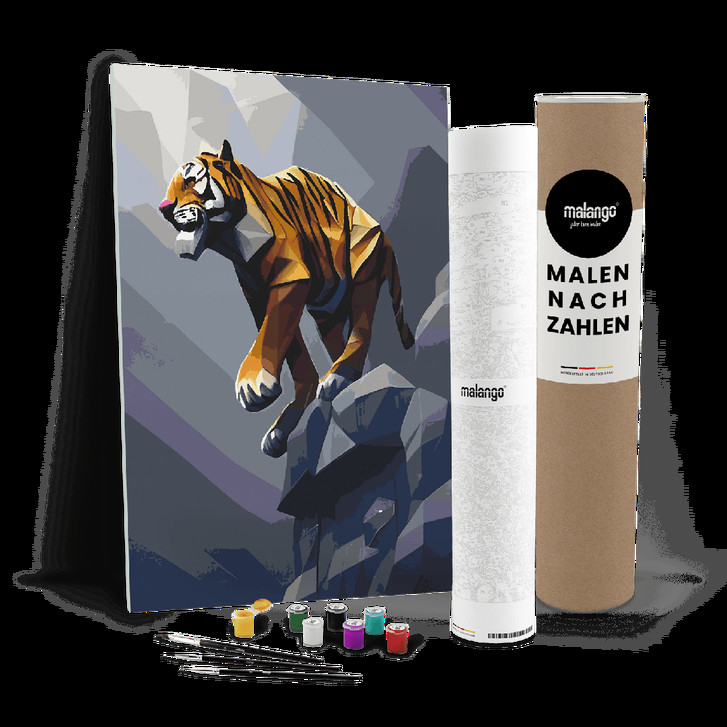 Malen nach Zahlen Leinwandbild - Tiger Taddäus - WA447706