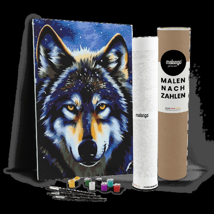 Malen nach Zahlen Leinwandbild - Wolf Werner - WA447728