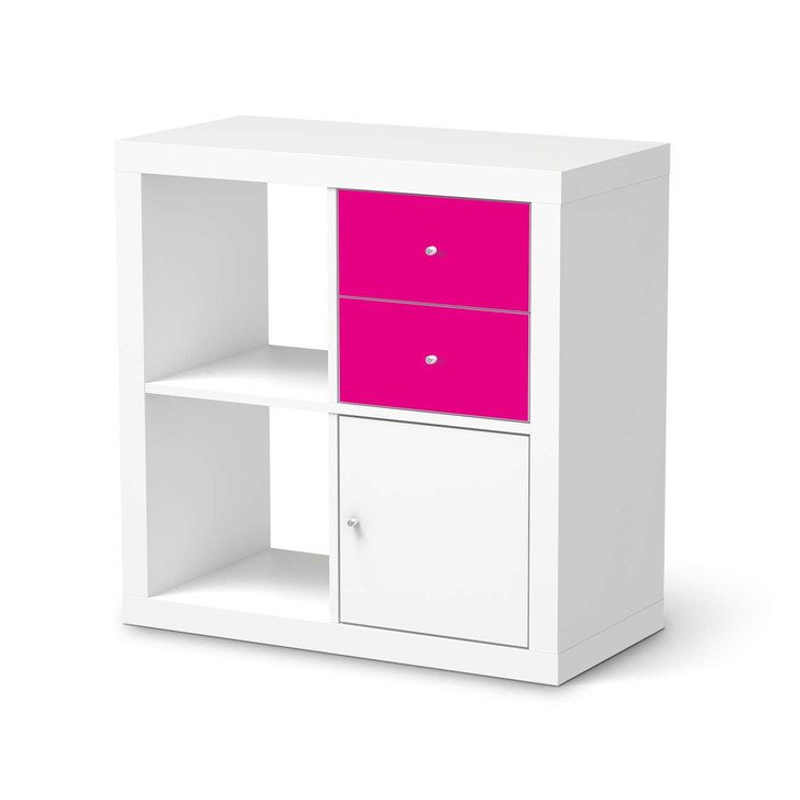 Möbelfolie IKEA IKEA Expedit Regal Schubladen - Pink Dark - CR115123