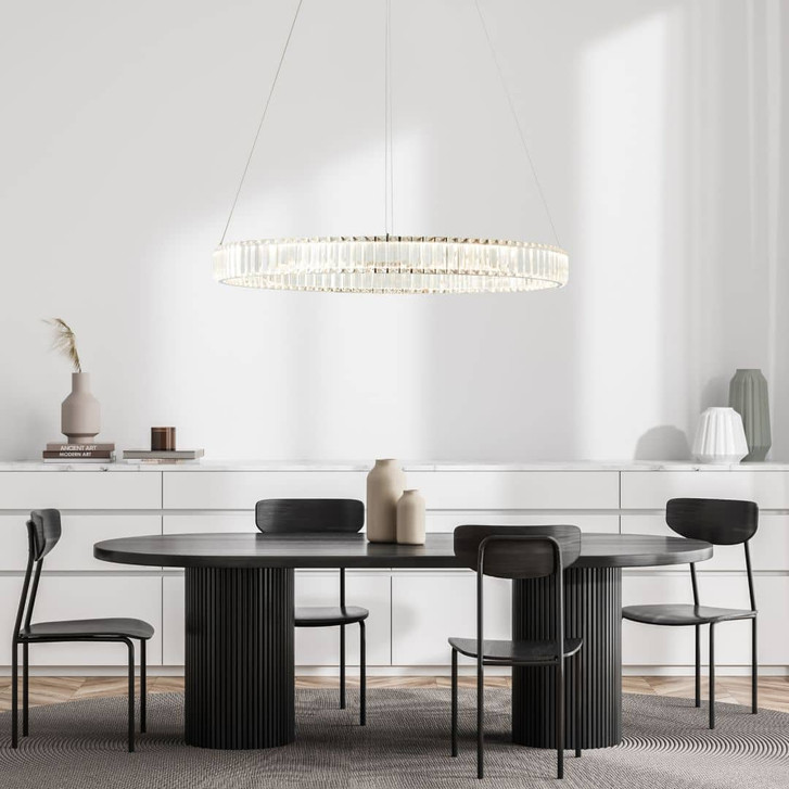 Pendelleuchte Marleen, metallic, 150 x 80 cm, Metall Pendelleuchte - WA438838