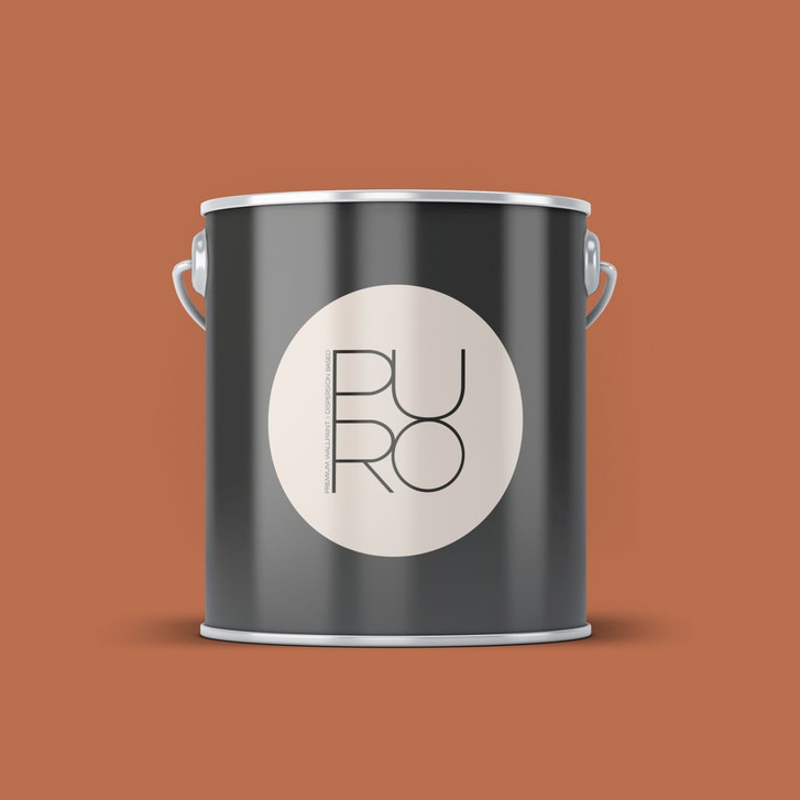 Premium Wandfarbe Rot Orange - Tuchmatte Innenwandfarbe - PURO c9005 dusty orange - WA443447