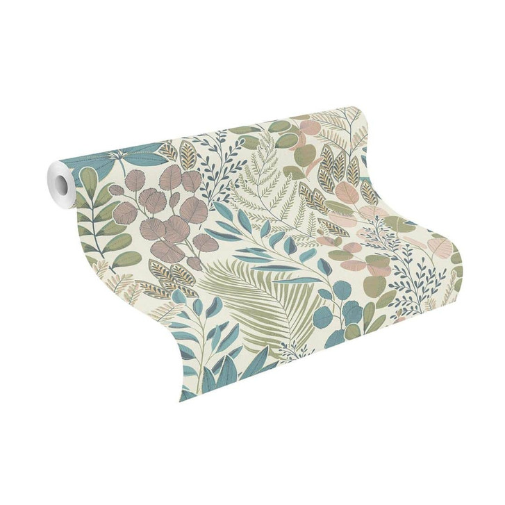 Rasch Vliestapete, Mustertapete Salsa creme hell - WA339020