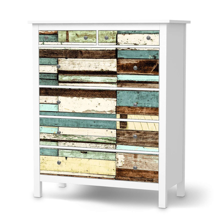 Klebefolie IKEA Hemnes Kommode 6 Schubladen - Schiffsbruch - CR111413