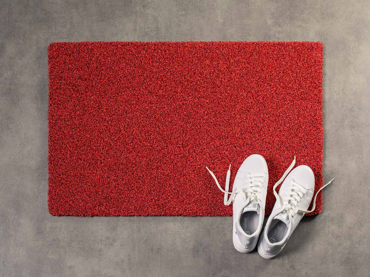 Traffic Outdoor Fussmatte nach Mass in Rot - TS465363