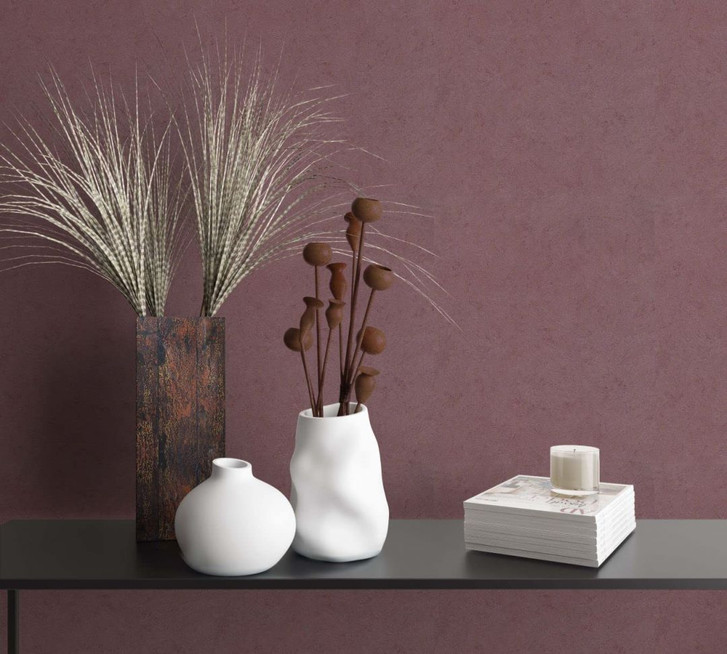 Vliestapete Floral Klassisch, Natur, Romantisch in Rosé-Violett - WA482887