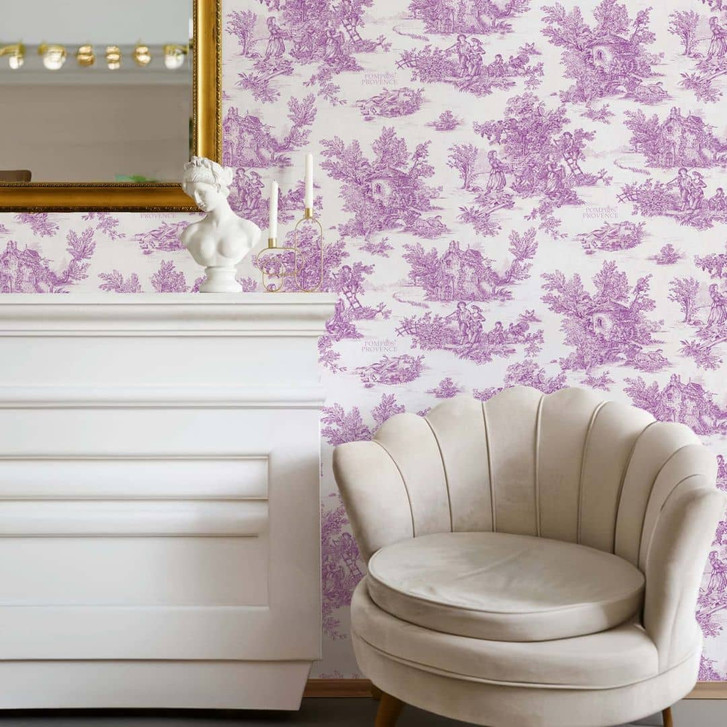 Vliestapete Landschaft, Menschen Grafisch Klassisch matt in Grau - WA473024