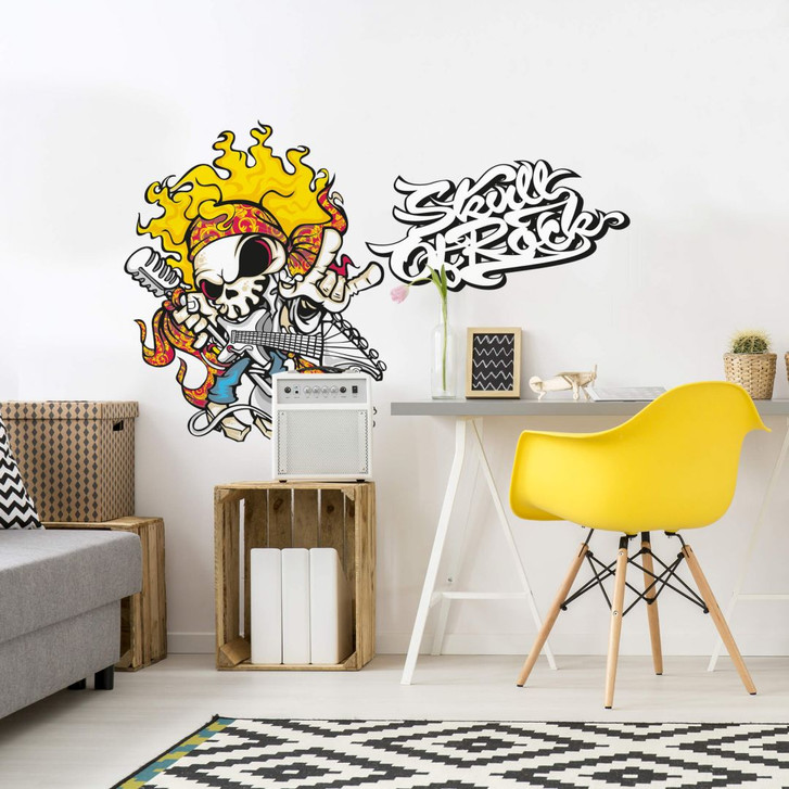 Wandsticker Skull of Rock - WA202692