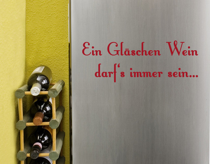 Wandtattoo Ein Gläschen Wein - TD16422