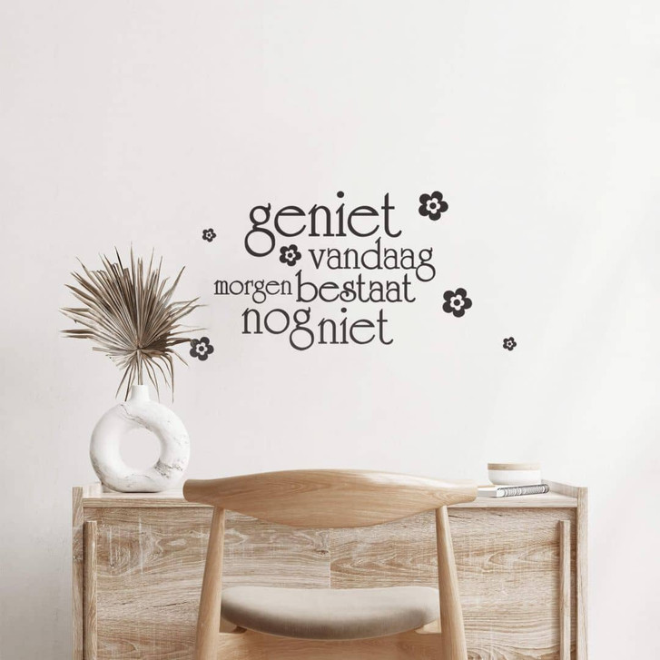 Wandtattoo Geniet vandaag - WA210779