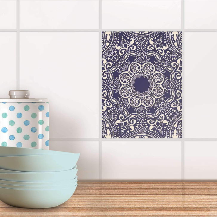 Fliesensticker - Blue Mandala - CR104810