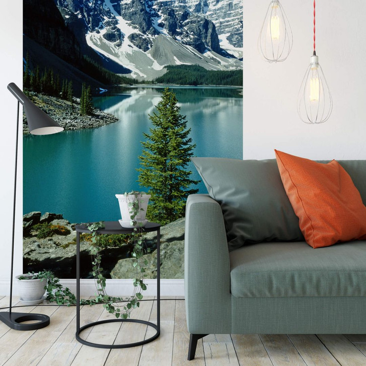 Fototapete Bergsee Idylle - 192x260cm - WA231394