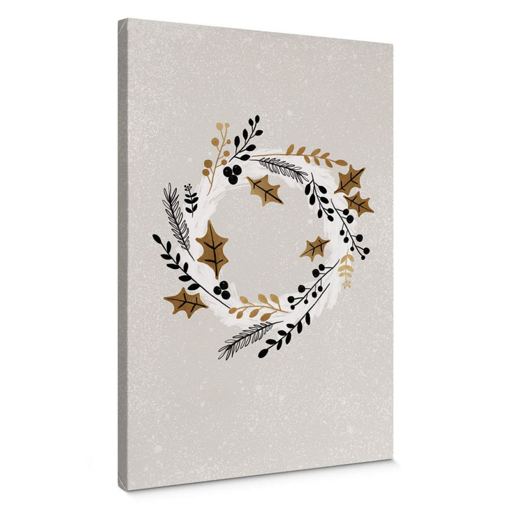 Leinwandbild Winter - Festlicher Adventskranz - Orara Studio - WA404337