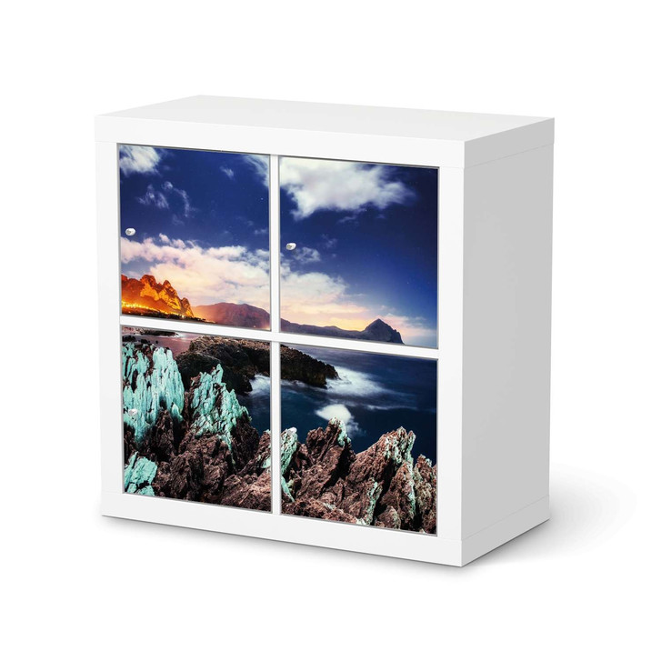 Möbelfolie IKEA Expedit Regal 4 Türen - Seaside - CR114583