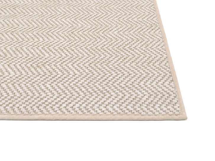 Björn Wollteppich nach Mass Rechteck Wunschmass in Beige - TS554433