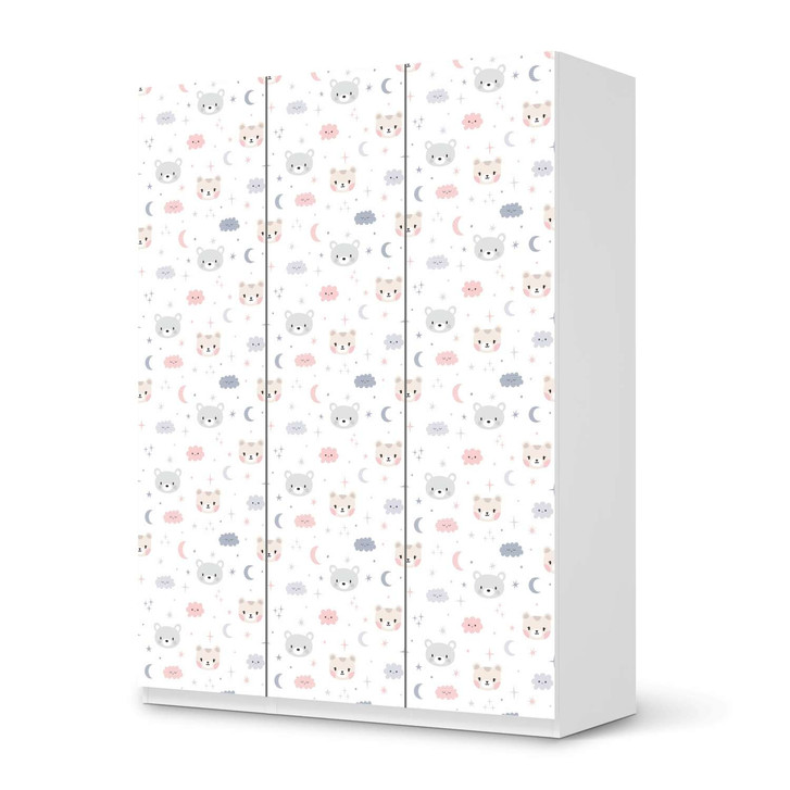 Folie IKEA Pax Schrank 201cm Höhe - 3 Türen - Sweet Dreams - CR105818