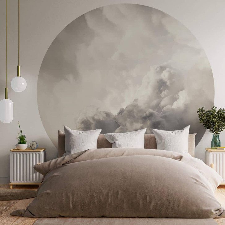 Fototapete Nach dem Unwetter - Rund - Selbstklebend/Vlies - WA326189