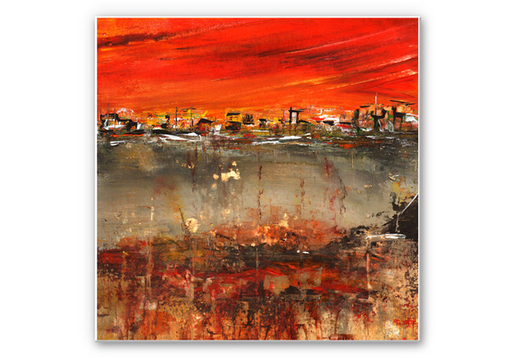 Hartschaumbild Niksic - Am Rande der Stadt - WA130449