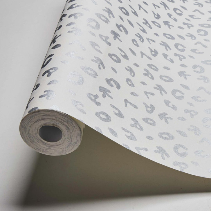 Karl Lagerfeld Wallpaper Vliestapete Leopard metallic, weiss - WA306668