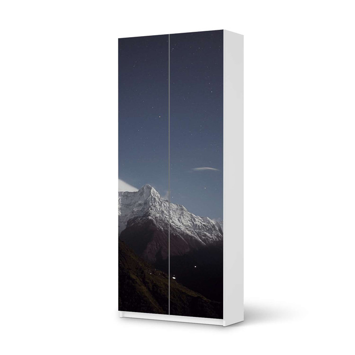 Möbelfolie IKEA Pax Schrank 236cm Höhe - 2 Türen - Mountain Sky - CR116813