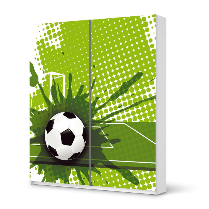 Möbelfolie IKEA Pax Schrank 236cm Höhe - Schiebetür - Goal - CR116979