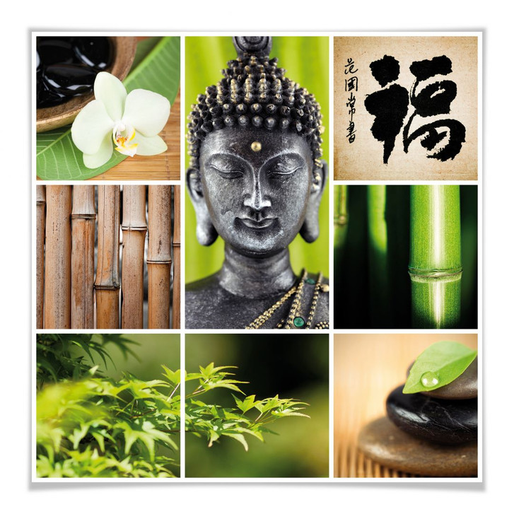 Poster Asian Spa - quadratisch - WA246451