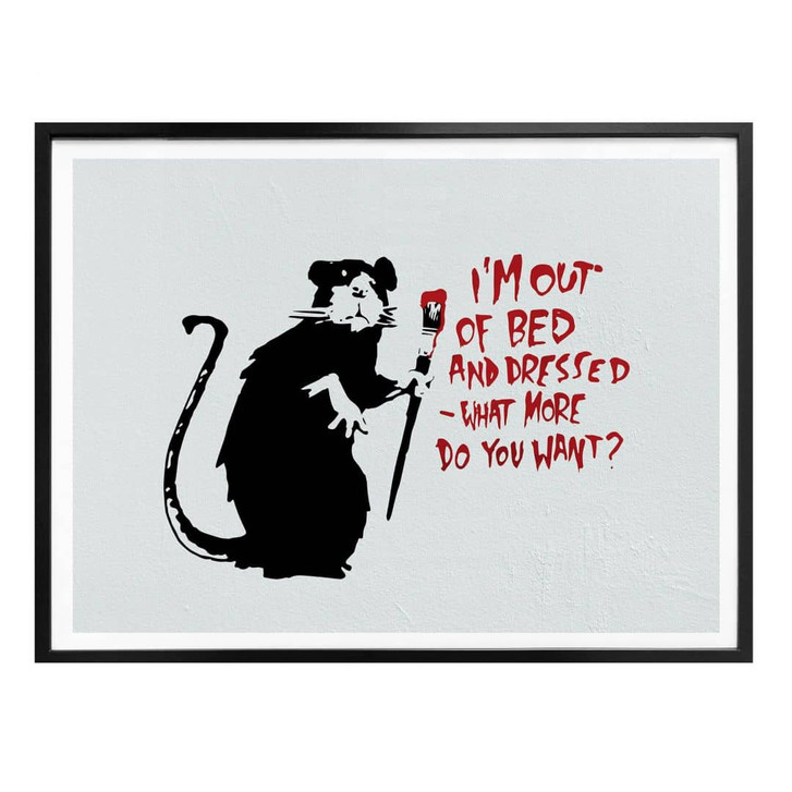 Poster Banksy - Out Of Bed - WA336845