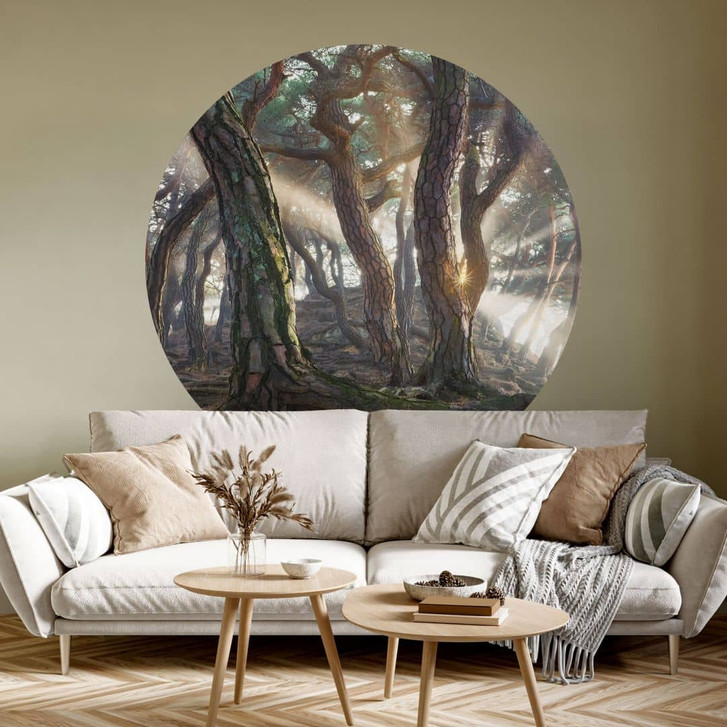 Wandtattoo Heiliger Kiefernwald - Ryu - Rund - WA433698