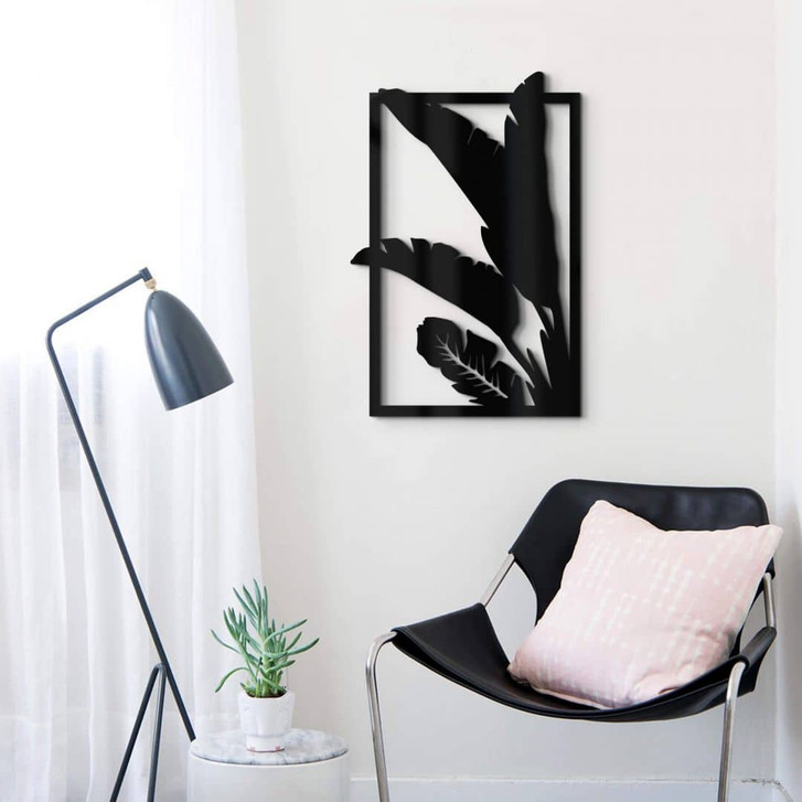 Acryldeko Blätter im Rahmen - WA329952