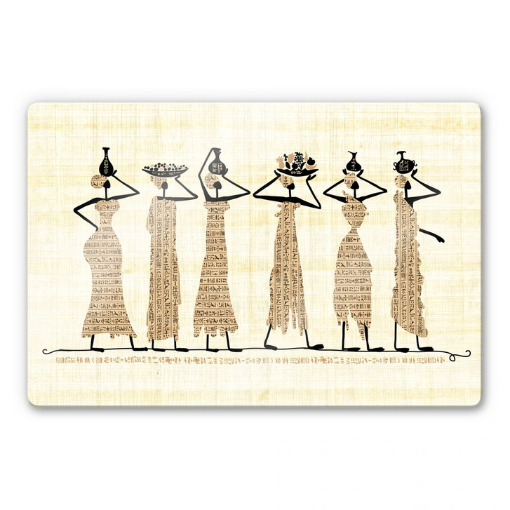 Glasbild Ägyptische Frauen - WA129414