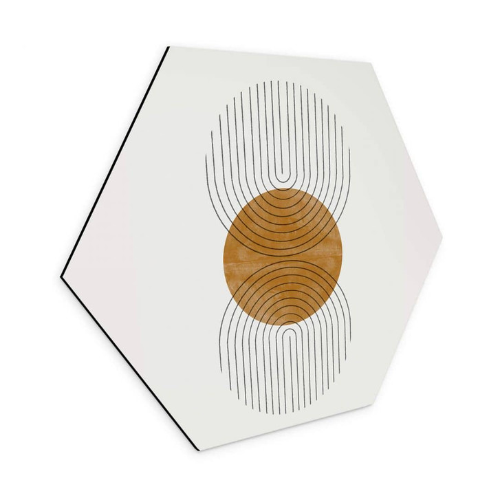 Hexagon - Alu-Dibond The Miuus Studio - Modern Composition - WA346137