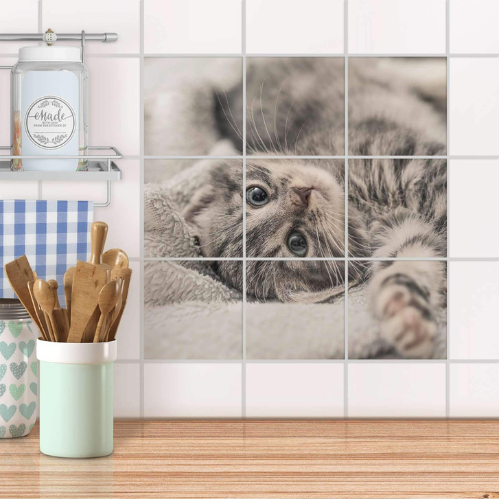 Klebefliesen - Kitty the Cat - 9er Set - CR107946
