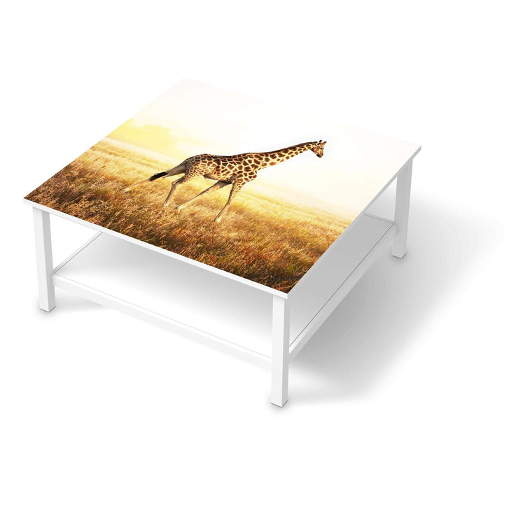 Klebefolie IKEA Hemnes Tisch 90x90cm - Savanna Giraffe - CR109550