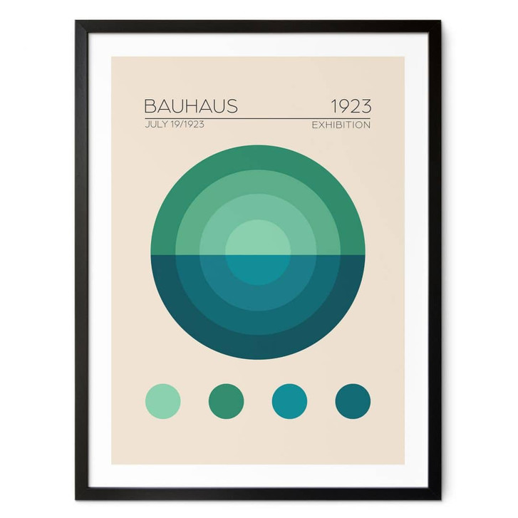 Poster Bauhaus Mavi Daire - Tunaboylu - WA417433
