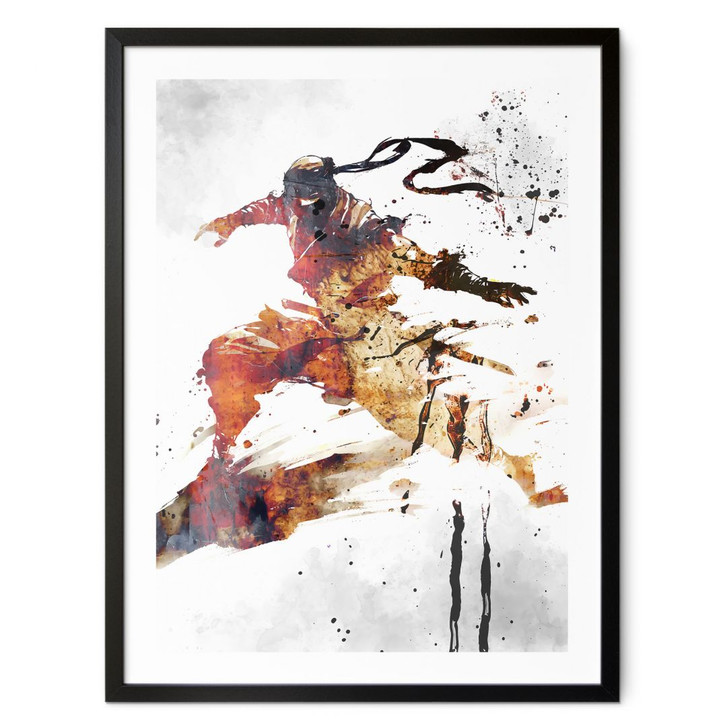 Poster Fliegender Ninja - Kulik - WA427508
