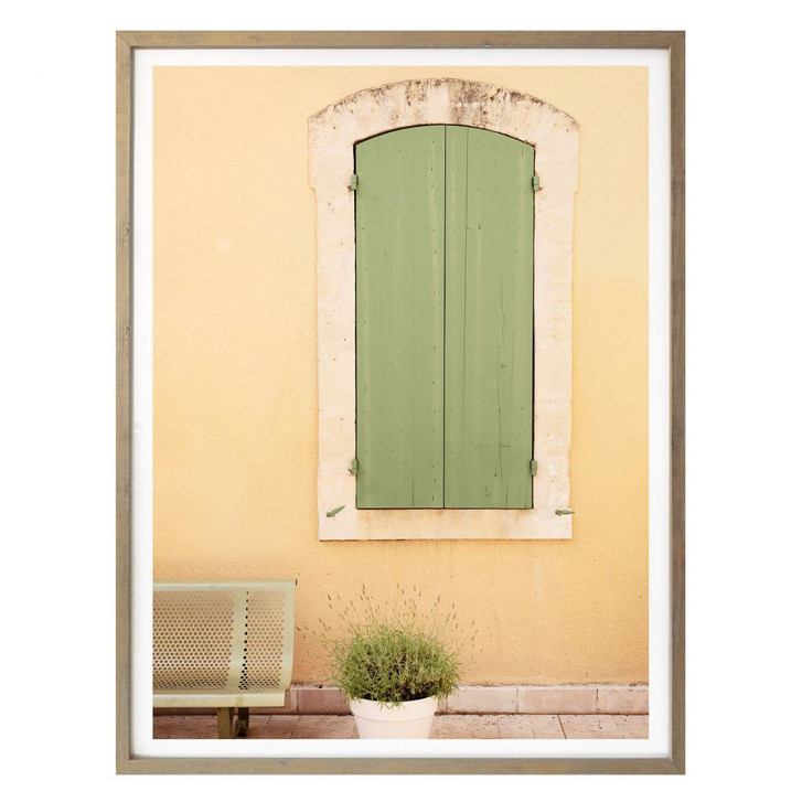 Poster Hugonnard - Grünes Holzfenster - WA284574