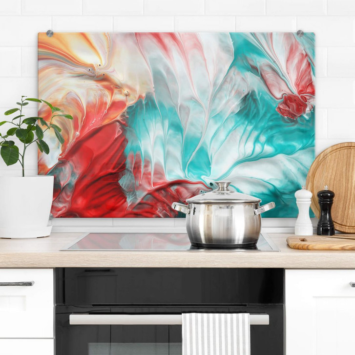 Spritzschutz Westum - Abstrakte Jahreszeiten - WA381236