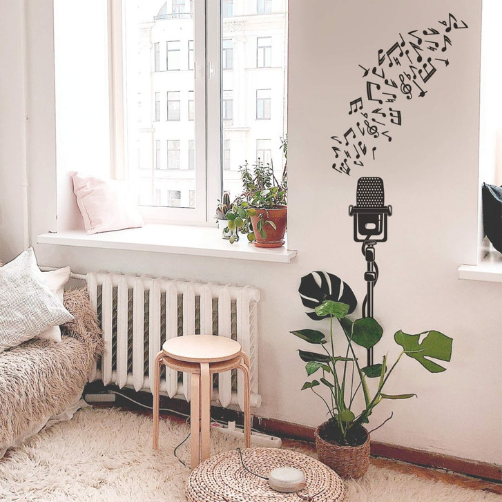 Wandtattoo Mikrofon - WA215859