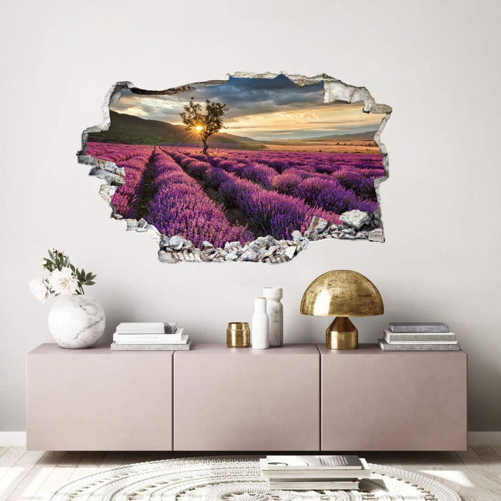 Wandtattoo Lavendelblüte 60x32cm  - RS102974