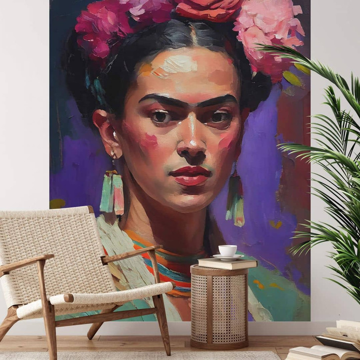 Fototapete Treechild - Portrait von Frida Kahlo - WA398695