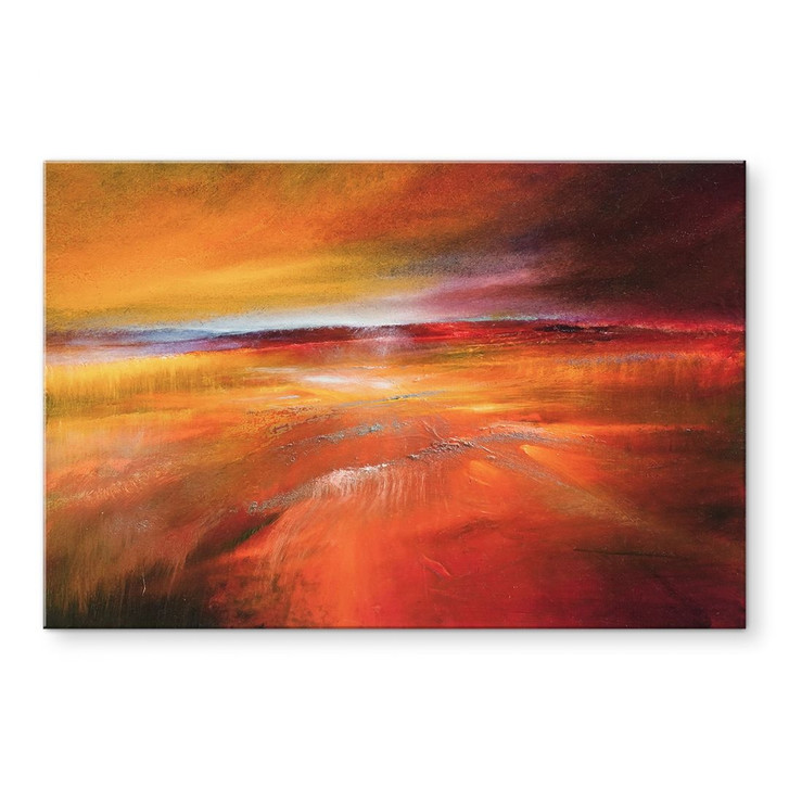 Glasbild Herbstlandschaft im Abendlicht - Schmucker - WA495203