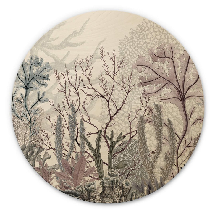 Holzbild Sir Edward - Meereswunder - Rund - WA355529